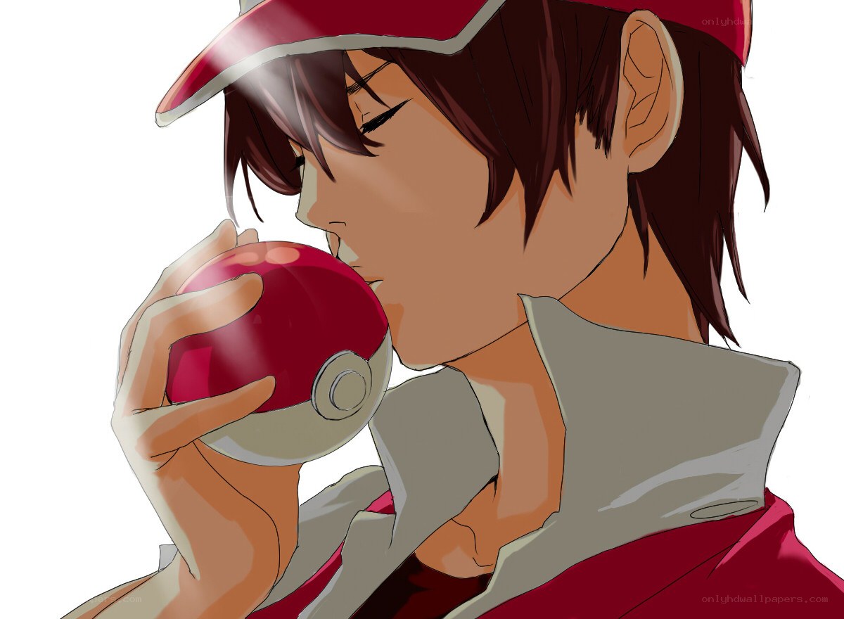 anime character with pokeball