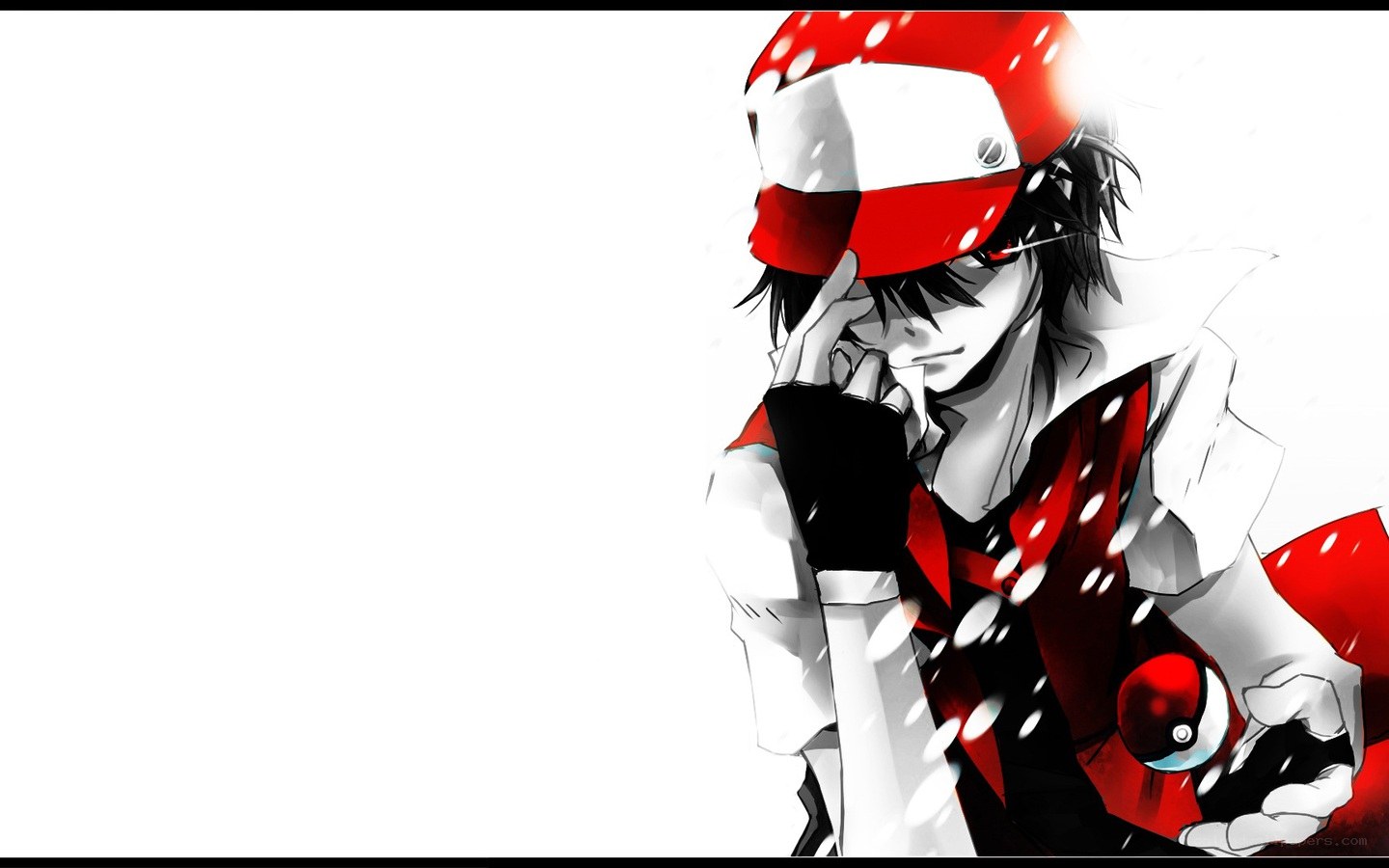 anime character with pokeball