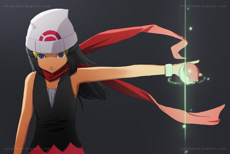anime character with pokeball