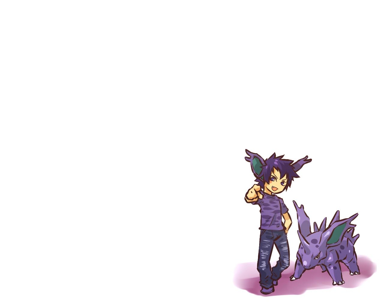 anime character with pokemon