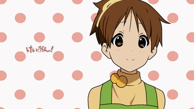 anime character with polka dots
