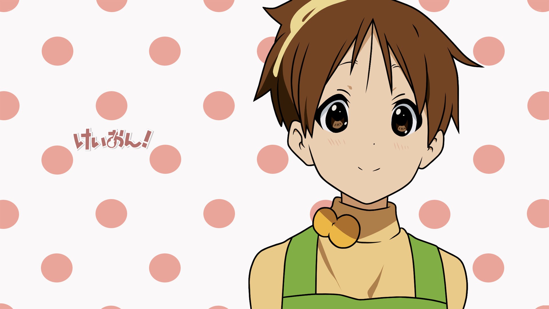 anime character with polka dots