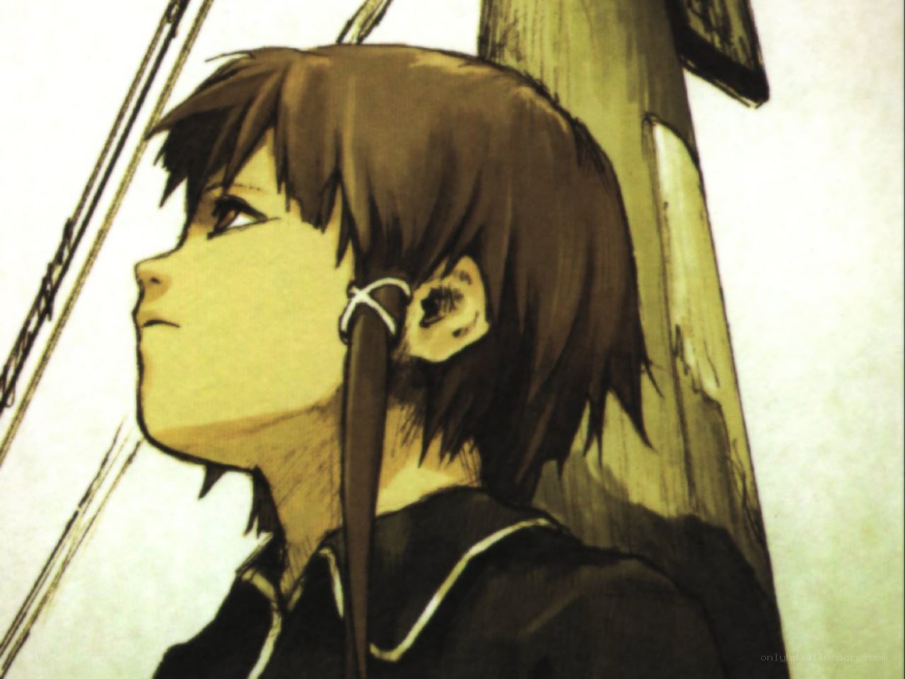 anime character with ponytail
