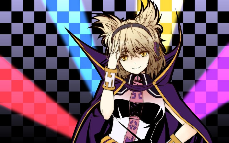 anime character with purple cloak