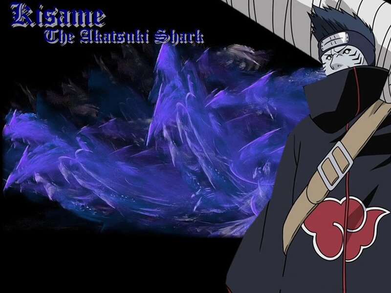 Anime Character with Purple Energy — Black