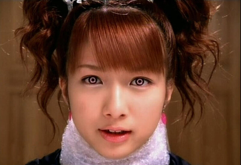 anime character with purple eyes
