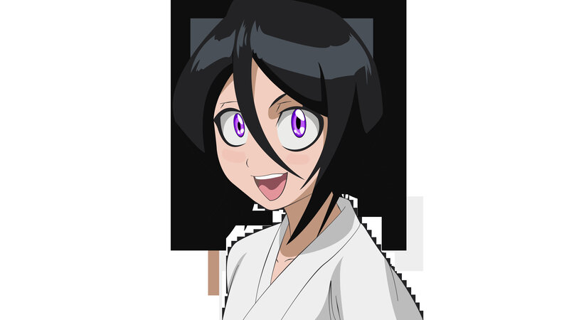 anime character with purple eyes