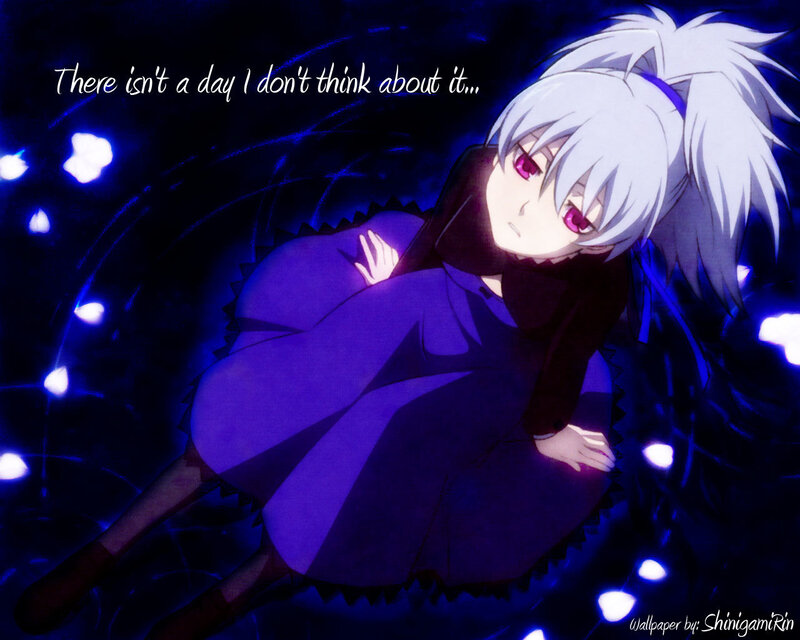 anime character with purple eyes