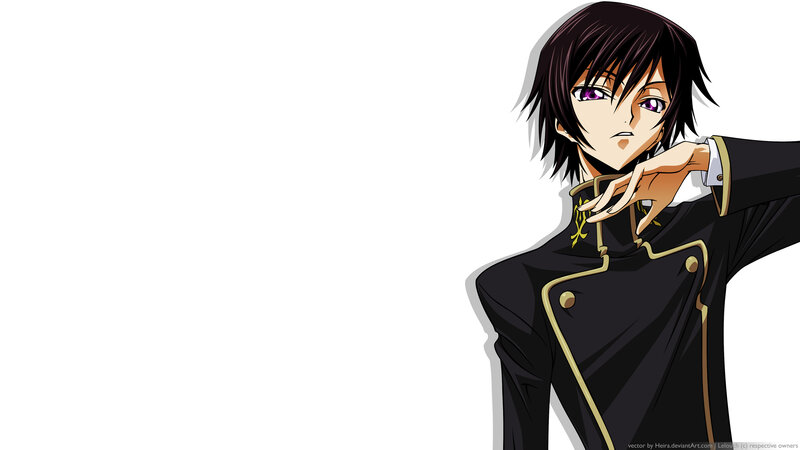 anime character with purple eyes