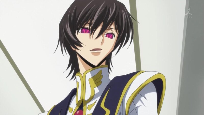 anime character with purple eyes