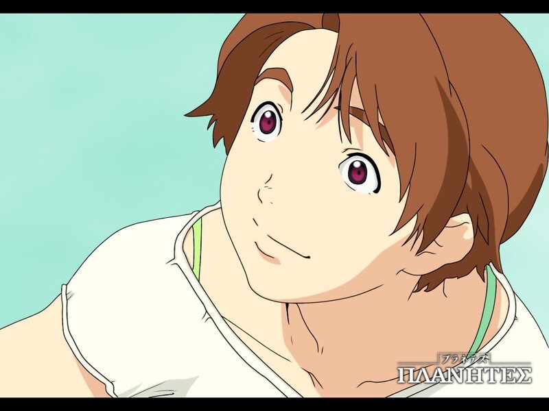 anime character with purple eyes