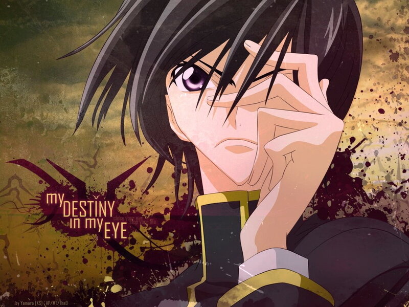 anime character with purple eyes
