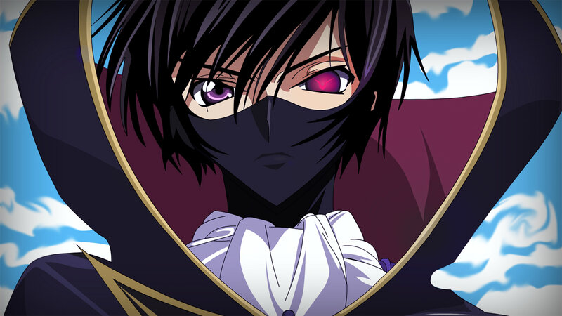 anime character with purple eyes