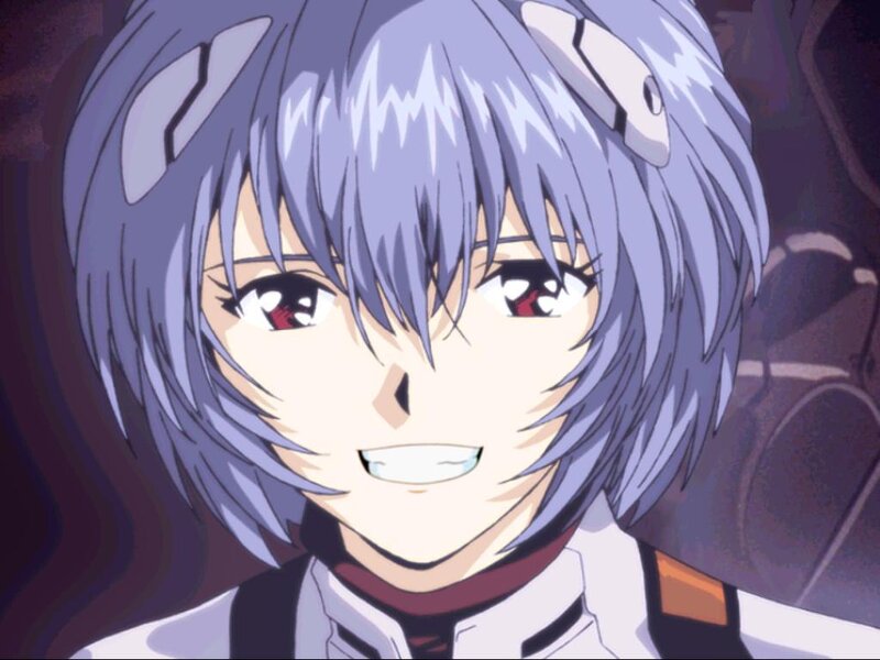 anime character with purple hair