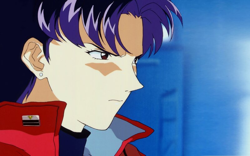 anime character with purple hair