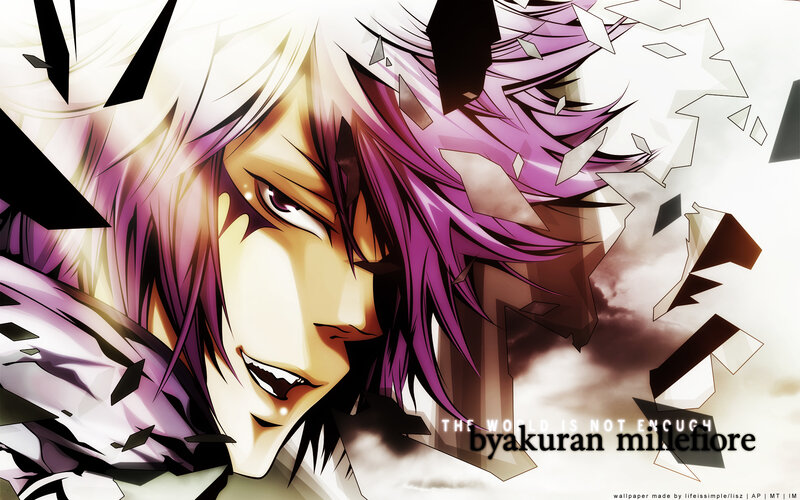 anime character with purple hair