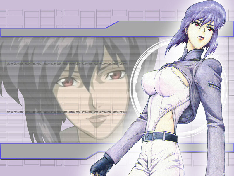 anime character with purple hair
