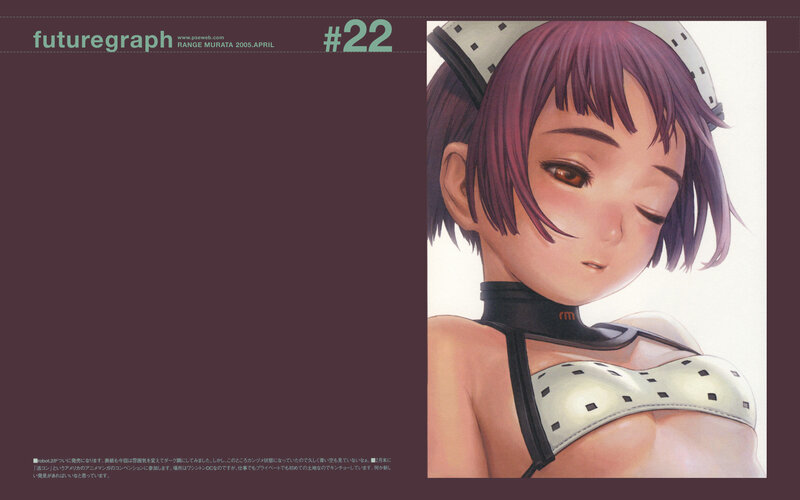 Anime character with purple hair
