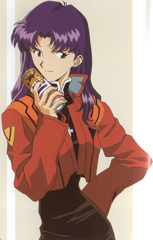 Anime character with purple hair