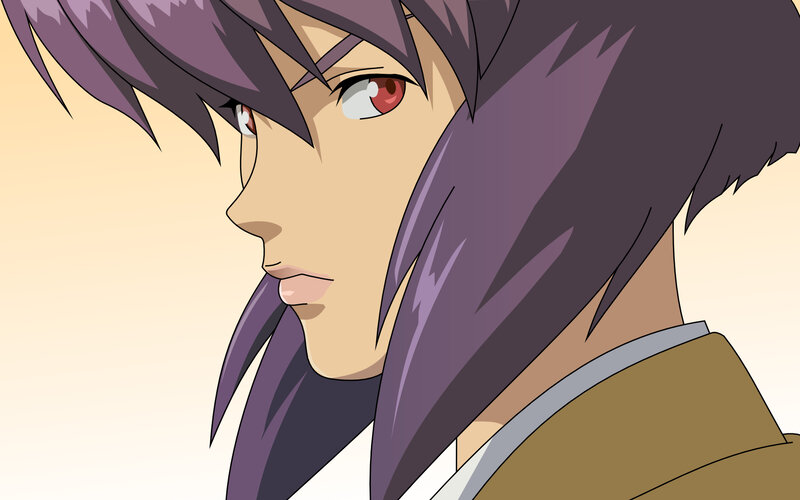 anime character with purple hair