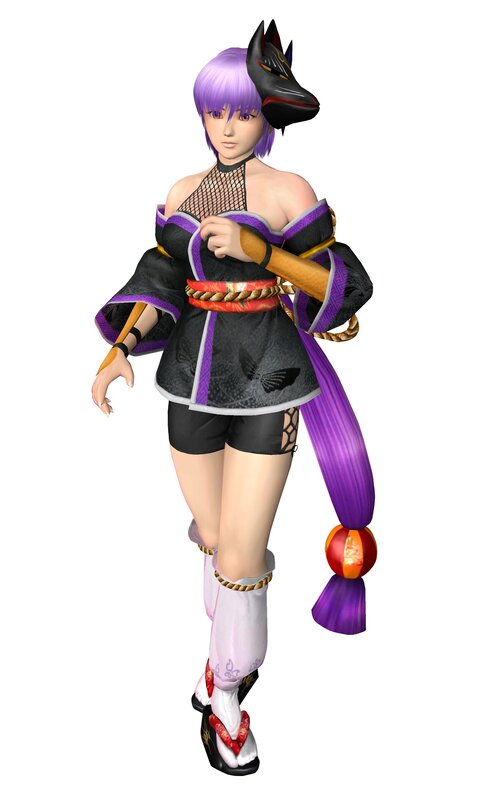 anime character with purple hair