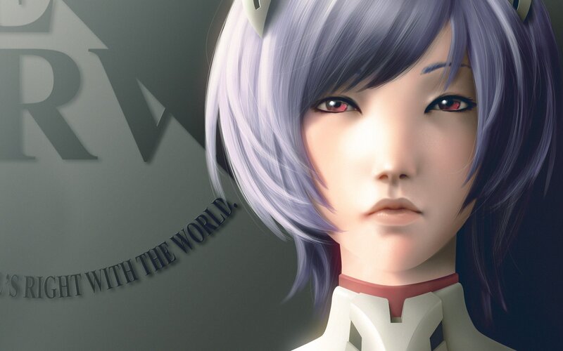 anime character with purple hair