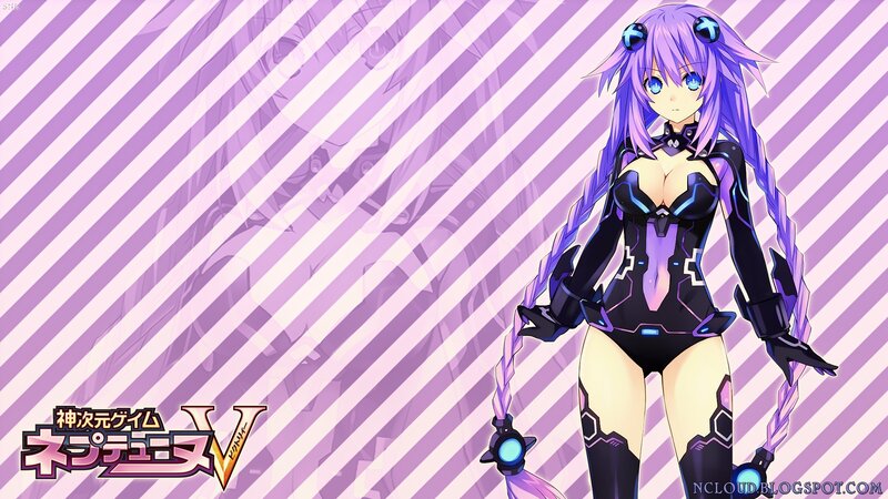 anime character with purple hair