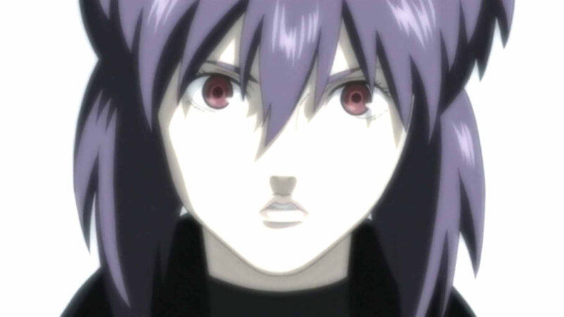 anime character with purple hair