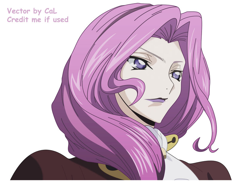 anime character with purple hair