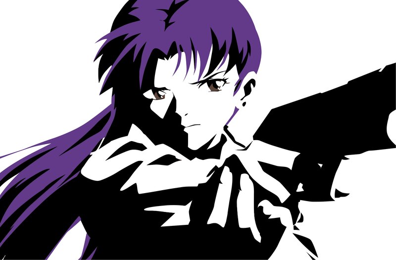 anime character with purple hair