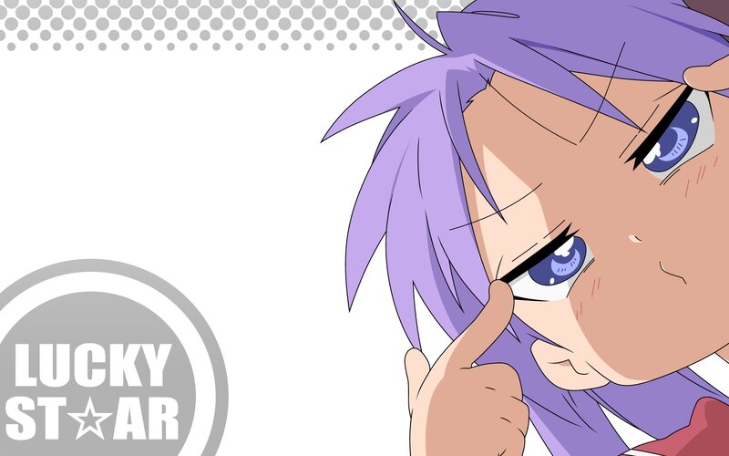 anime character with purple hair