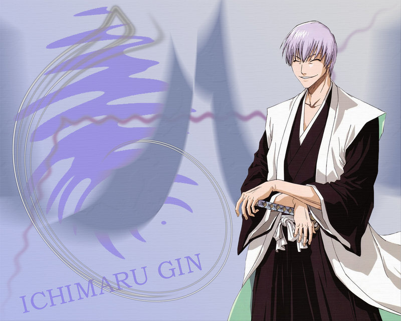 Anime Character with Purple Hair — Calm, Sword