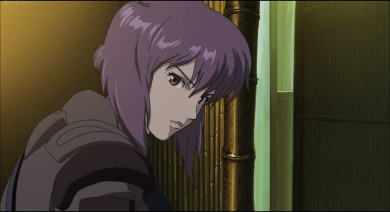 Anime Character with Purple Hair — Dramatic, Armor
