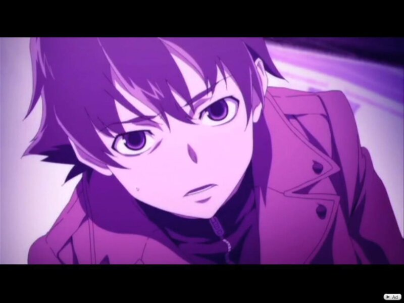 Anime Character with Purple Hair — Dramatic, Coat