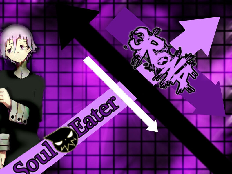 Anime Character with Purple Hair — Dramatic, Digital Art, Text