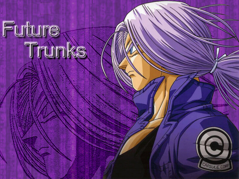 Anime Character with Purple Hair — Dramatic, Purple Jacket