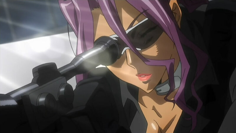 Anime Character with Purple Hair — Dramatic