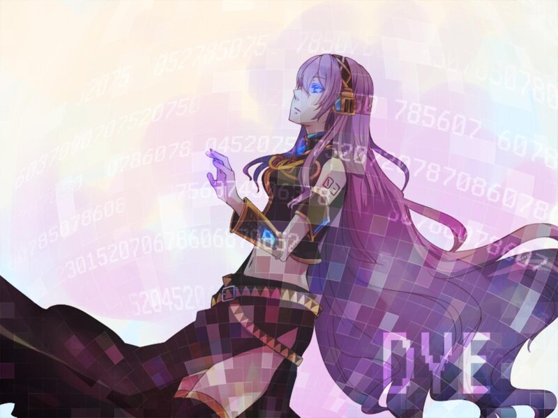 Anime Character with Purple Hair — Dreamy