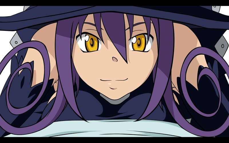 Anime Character with Purple Hair — Neutral, Hat