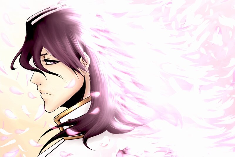 Anime Character with Purple Hair — Serene, Spring