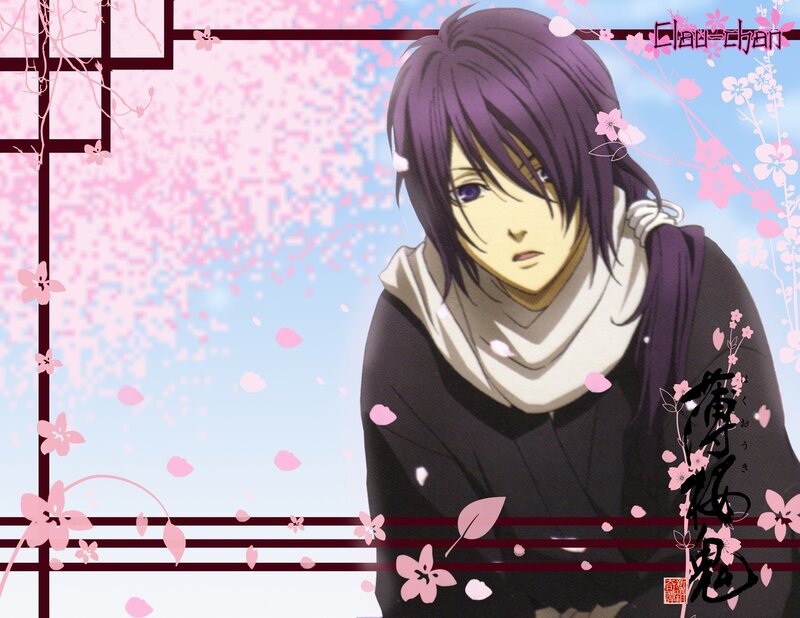 Anime Character with Purple Hair — Serene