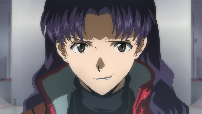 Anime Character with Purple Hair — Serious, Earring