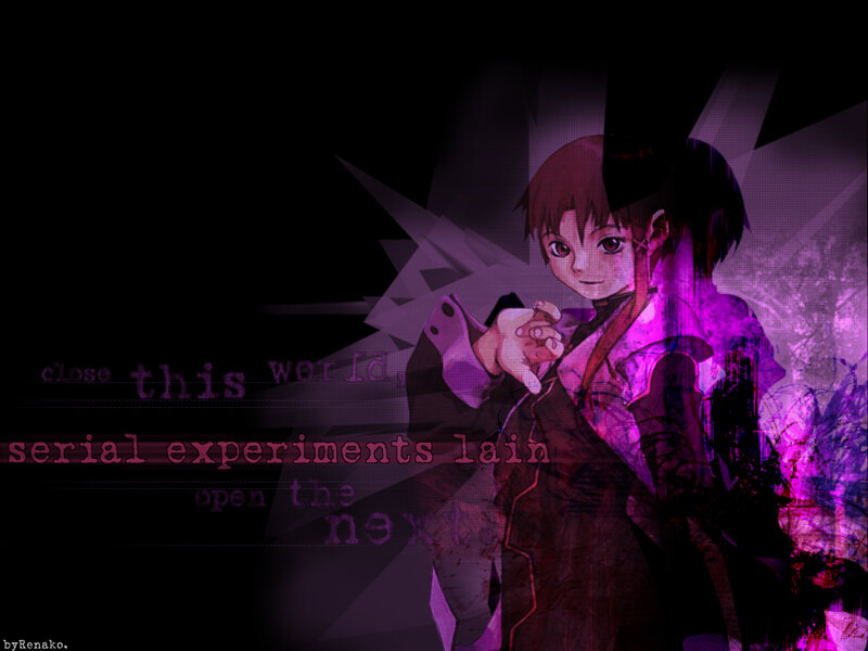anime character with purple lighting