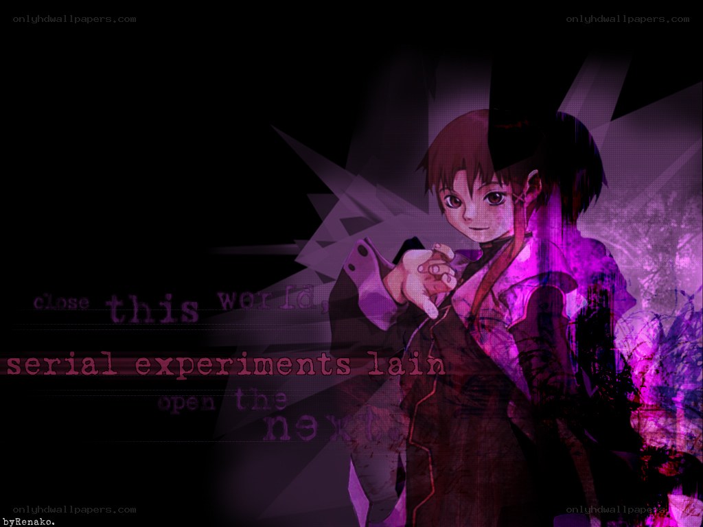 anime character with purple lighting