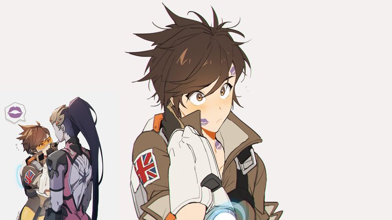 Anime Character with Purple Marks