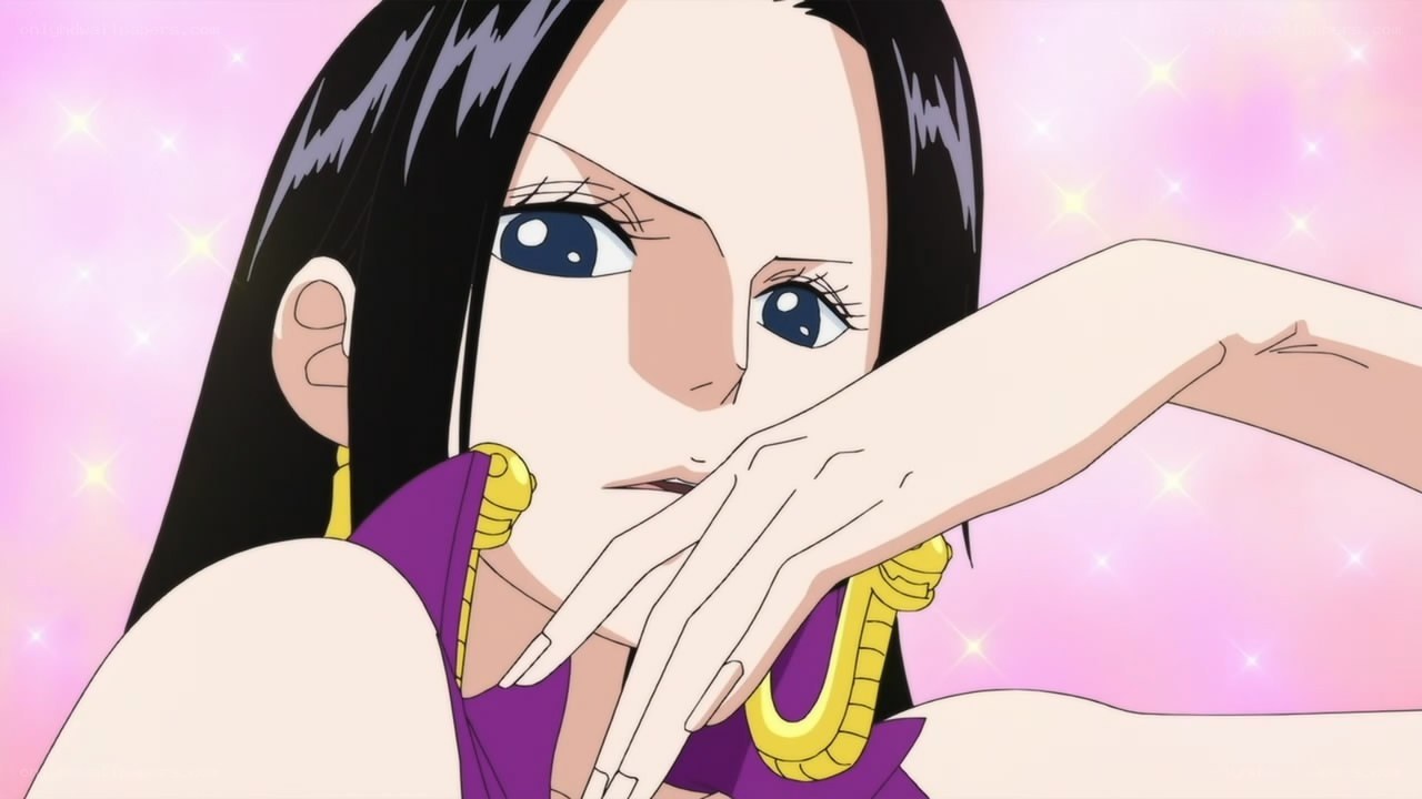 anime character with purple outfit
