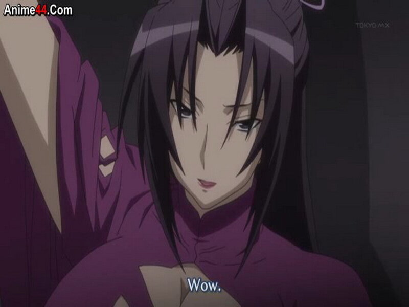 anime character with purple outfit