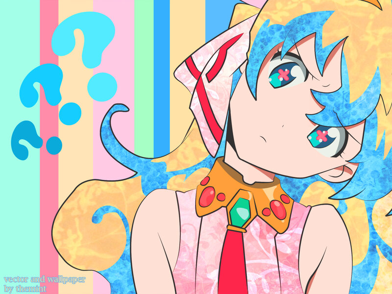 anime character with question marks