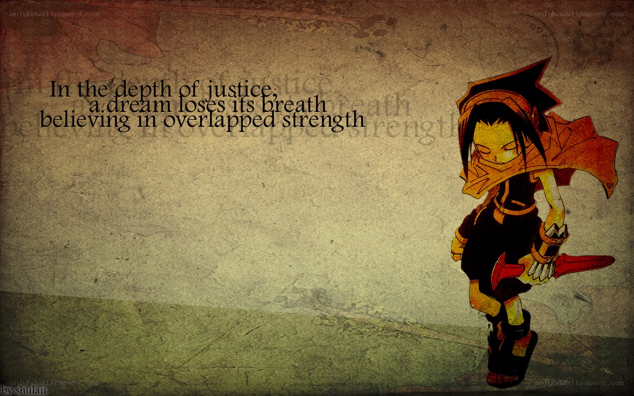 anime character with quote