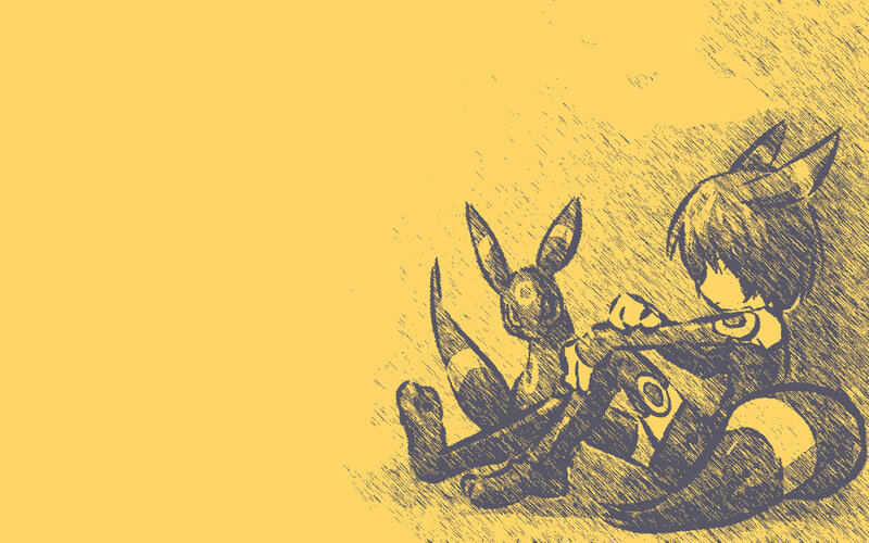 anime character with rabbit